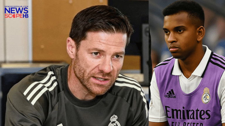 Real Madrid coach Xabi Alonso gives tactical instructions on the sideline