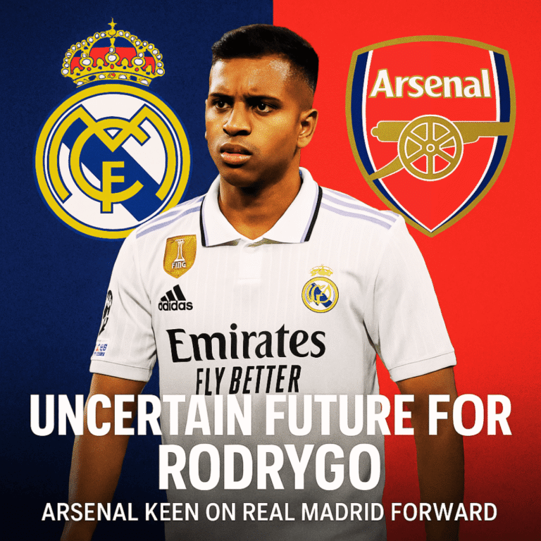 Real Madrid winger Rodrygo looks frustrated on the bench