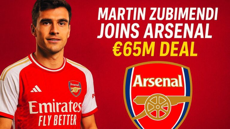 Martin Zubimendi Arsenal Transfer Announcement 2025