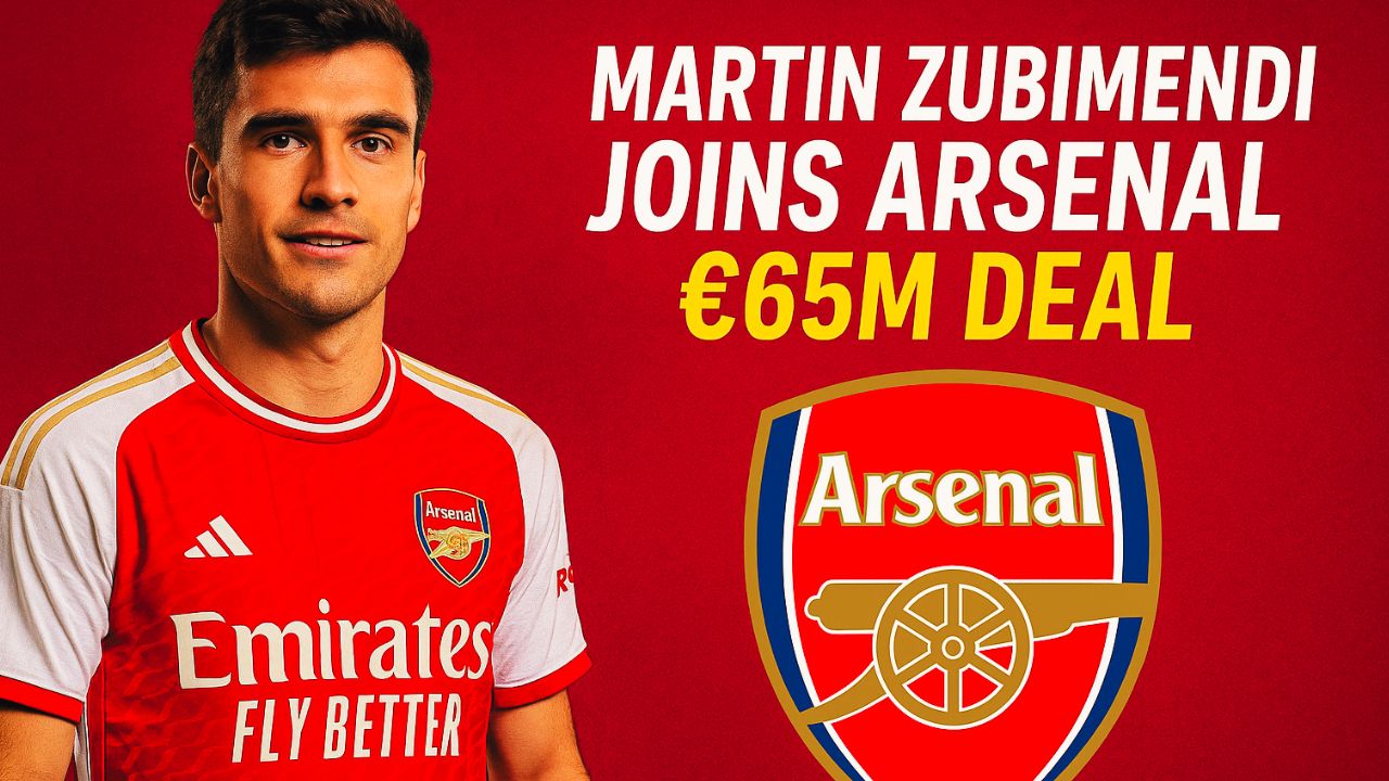 Martin Zubimendi Arsenal Transfer Announcement 2025